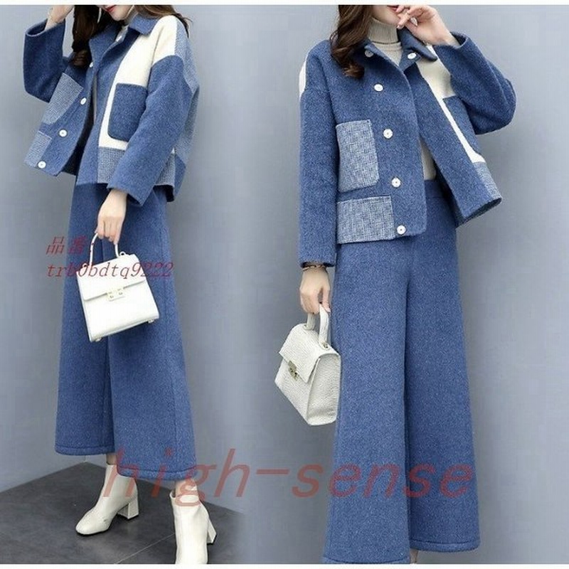 パンツセットアップ秋30パンツ冬ガウチョパンツフォーマル通勤コートワイドパンツアウター40チェック柄レディース大きいサイズ卒業式入学式 通販 Lineポイント最大get Lineショッピング