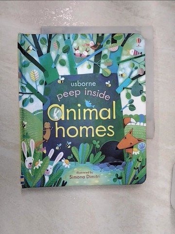 【書寶二手書T7／少年童書_RZ4】Peep Inside Animal Homes_Anna Milbourne