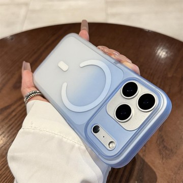 漸變霧面磨砂 半透明 強力磁吸 保護殼 手機殼 適用於 iPhone 18 17 Pro max