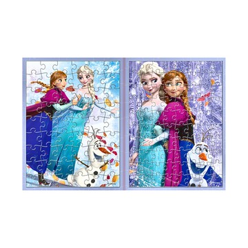 古部 迪士尼公主 Set 三折拼圖  1盒  40片