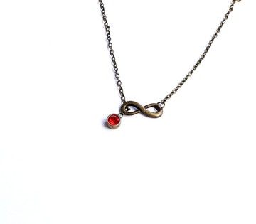 無限幸運  手  /項鍊 古銅色