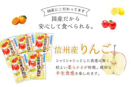 やわらかドライフルーツ（国産原料）　人気 セット 3種×2袋 ｜ フルーツ お菓子 おつまみ 果物 レモン リンゴ オレンジ 小分け 国産 長野 信州