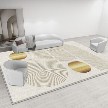 【嵐楓居家】文創侘寂風格水晶絨地毯保溫保暖地毯120*160cm（保暖地毯/防滑/地墊/地毯/踏墊）-侘寂風古樸2_廠商直送