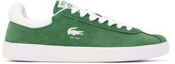 Lacoste 绿色 Baseshot Leather 运动鞋