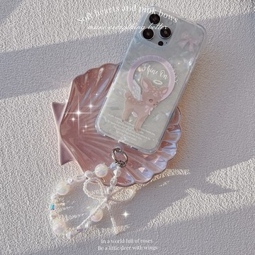 [CA2379]❥花天使鹿鹿&夢幻主角款/貝殼殼/高品質IMD內印刷/貝殼磁吸殼/手機殼i17 16 15