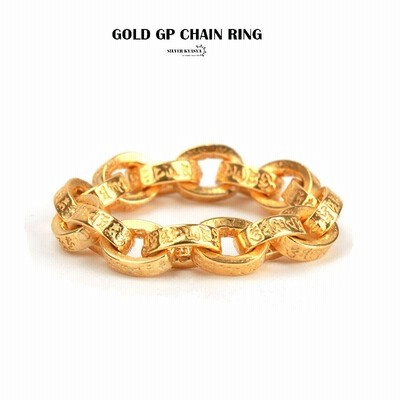 【22k・gp加工】　 フィリグリー　梵字　ペーパーチェーン　60cm 人気TOP 22k・gp加工】 大フィリグリー 梵字 ペーパーチェーン