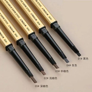 【小金條雙頭極細眉筆】紋繡師防水防汗持久不暈染修容 ✨台灣出貨·不易掉色·新手適用·多色可選