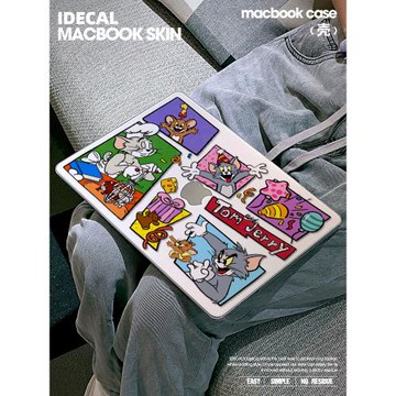 原色工場適用于22款M2air13磨砂半透電腦殼硬殼macbook14適用pro1516防摔13.3寸貼膜財神電腦貼膜
