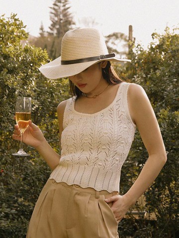 美式復古細緻編織爵士草帽