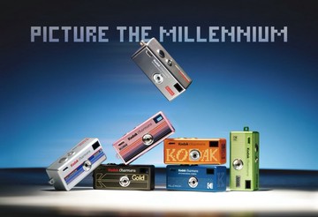 Kodak 柯達 CHARMERA 迷你數位相機鑰匙圈盲盒-千禧版+柯達MicroSD Card 乙張