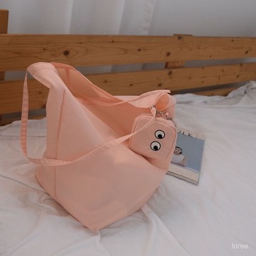 🔥品質超好🔥高品質旅行大包子母大容量單肩包鬆弛感尼龍防水便攜購物袋健身包