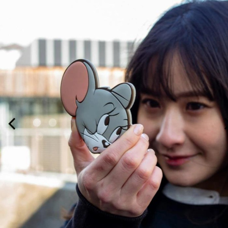 トムアンドジェリー タイニークラブ ラバー ミラー コンパクト