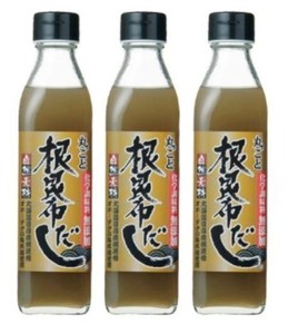 丸ごと根昆布だし ＜300ML×3本＞