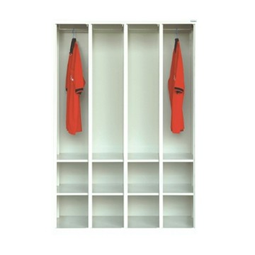 DAHFU 大富 KL多用途置物櫃-衣櫃 4大格+8小格開放式組合 W1193xD510xH1802mm/ 個 DF-KS-0058-OP【APP滿額下單10%點數(單一帳號最高5000點)】1/31止