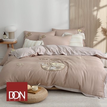 DON x 奶油家族聯名系列 沐光長絨棉兩用被床包組｜餅乾濃湯｜(單人/雙人/加大)