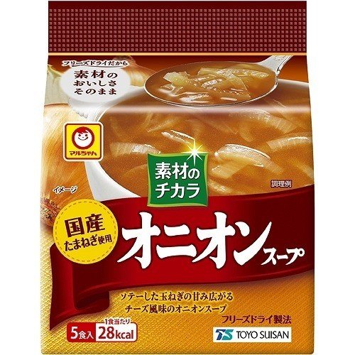 東洋水産 素材のチカラ オニオンスープ 5食入 36.5g