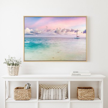 藕粉 • 奇幻旅程－海洋/沙灘/民宿掛畫/裝飾畫/居家裝飾/風景