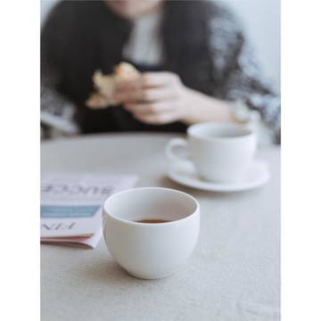 日器·小田白瓷 簡約陶瓷茶器茶杯手握杯拉花拿鐵杯調料罐奶缸