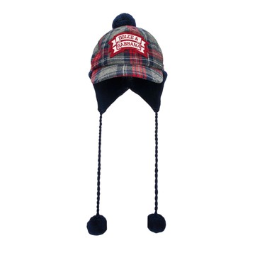 Dolce & Gabbana Kids 蘇格蘭格紋羊毛帽