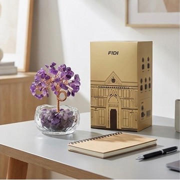 FIDI 水晶招財樹盲盒 (款式隨機 含隱藏版) 開運風水擺件