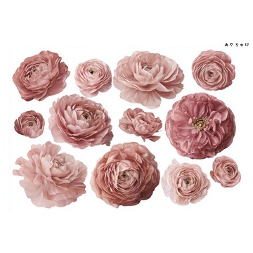 【10月新品4】20-22-0094 裁切紙・拼貼素材 陸蓮花