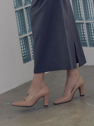 Gaia Pumps / Beige [Gaia Pumps/Beige] 8CM