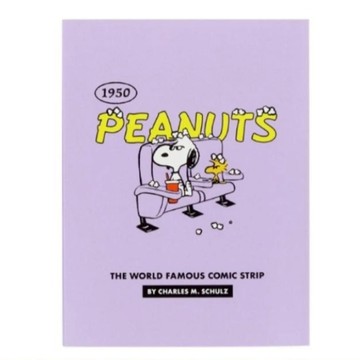 sun-star PEANUTS 史努比美式畫風書型便條紙  1個  沙發人生  100張