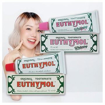 英國 EUTHYMOL~原味／潔白牙膏(75ml) 款式可選