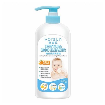 Yorsun 悠森兒~奶瓶蔬果洗潔精(650g)