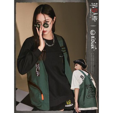B.Duck小黃鴨x第五人格聯名馬甲春季新款疊穿機能風時髦潮