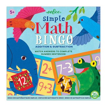 eeBoo 桌遊基礎賓果遊戲 - Simple Math Lotto 數學天才