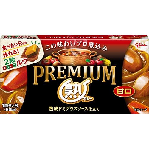 グリコ プレミアム熟カレー 甘口 160g×6個