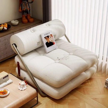 快速出貨 可開發票 小戶型折疊兩用午休沙發床臥室可躺可睡出租房懶人可折疊單人沙發