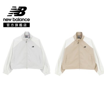 【New Balance】 NB 撞色風衣外套_女性_灰/卡其任選_WJ61B2PYSOT/WJ61B2PYGYM