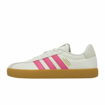 adidas 愛迪達 休閒鞋 VL Court 3.0 女鞋 米 復古 皮革 膠底  JP5347