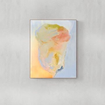 藝術掛畫｜Ëngino | BALANCE ELYSIUM - 原木色鋁框