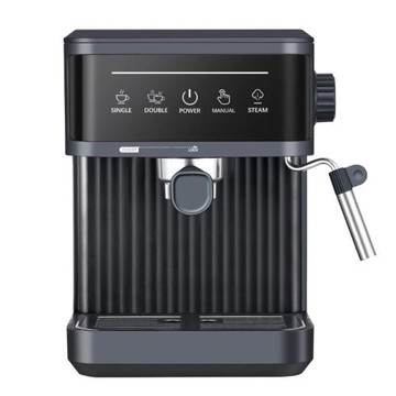 110V意式咖啡機濃縮家用小型半自動一體蒸汽打奶泡美式咖啡機跨境