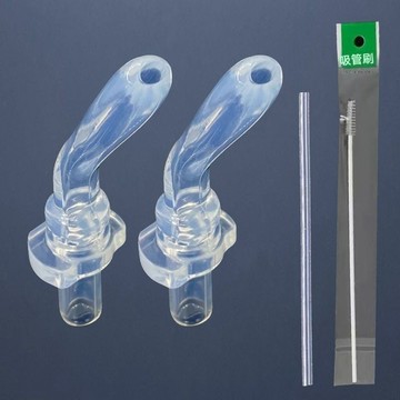✨可開發票#小茶日記宇航員軟硅膠吸嘴頭抱抱星球吸管奶嘴頭吸管盃吸嘴配件