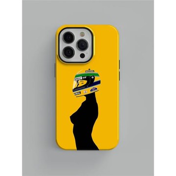 DIZZY F1傳奇巴西車手 塞納 Ayrton Senna 經典賽車頭盔款 手機殼