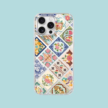 聯名 狐日和 復古花磚 防摔手機殼 KIAA01