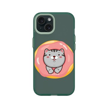 iPhone 15 Clear 憂墨綠 - VITA VITA．塔仔是隻貓 - 再吃一口胖嘟嘟