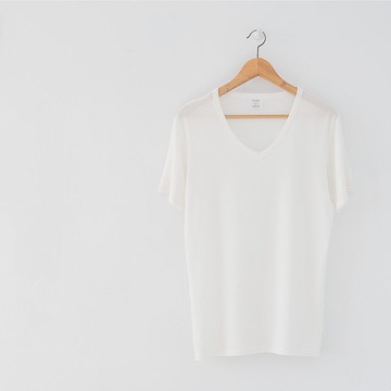 【敏感肌系列】天絲抗菌除臭 - 男性V領短袖