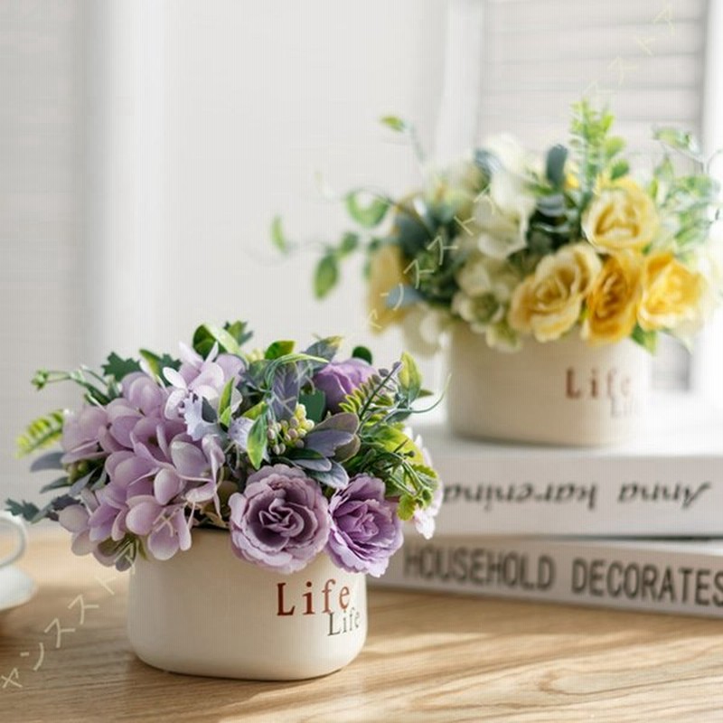 造花 インテリア おしゃれ プレゼント リビング ダイニング ホーム 庭園 キッチン オフィス ラナンキュラス フラワー シャンパンのバラ かすみ草 造花 カスミ草 通販 Lineポイント最大get Lineショッピング