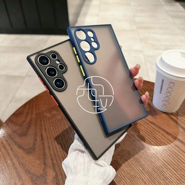 精孔撞色殼 全包 適用 三星 S26 S25 Edge S24Ultra A57 A37 A36 A17 A56 防摔殼
