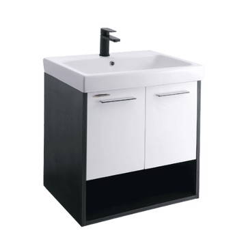 和成HCG 質感黑浴櫃含龍頭 60cm款 LCF4562-6031UB