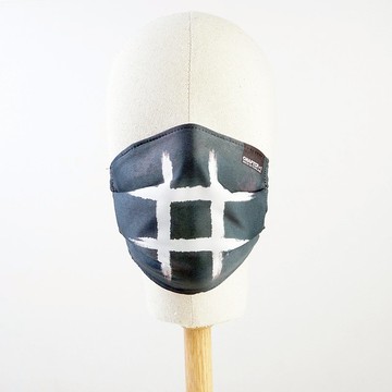 1個薩洛布面罩，鋒利圖案，5層，防塵，防塵