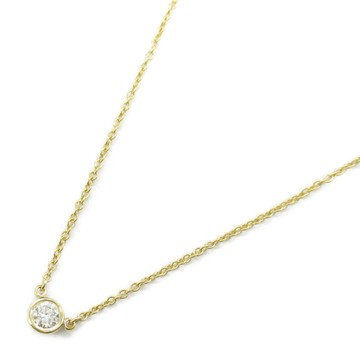 Tiffany & Co 蒂芬妮 By The Yard 項鍊 18K黃金 鑽石 【二手名牌BRAND OFF】