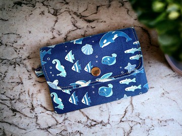 手作三層零錢包。悠游