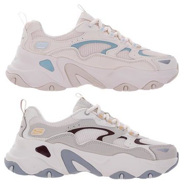 Skechers 休閒鞋 女鞋 老爹鞋 DLITES 5.0 米藍/米灰棕【運動世界】150520NTBL/150520NTMT