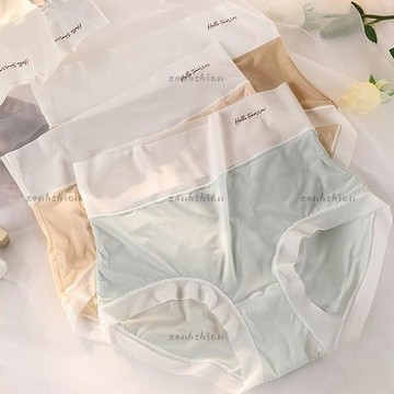 高品質🩲 大尺寸 大尺碼 冰絲 內褲 BD大尺碼撞色極薄冰絲高腰內褲 高腰內褲女內褲 女生高腰內褲 舒適內褲 三角褲女